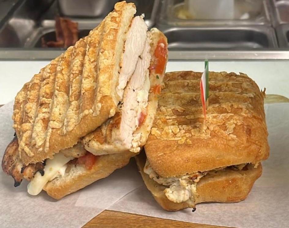 Chicken Bruschetta Panini.