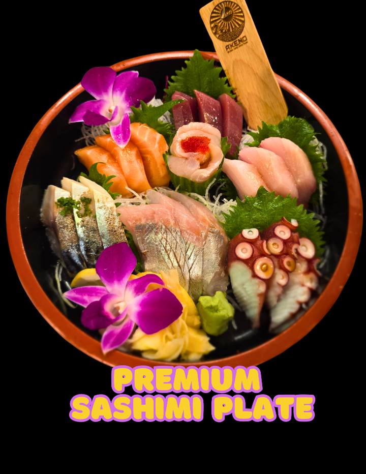 Premium Sashimi Plate.