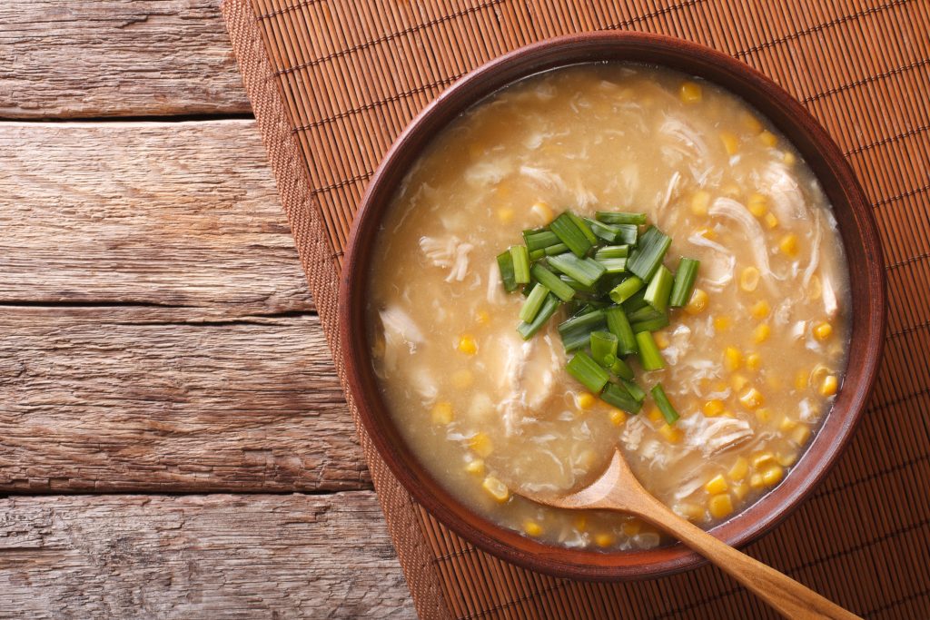 Sweet Corn Chicken Soup