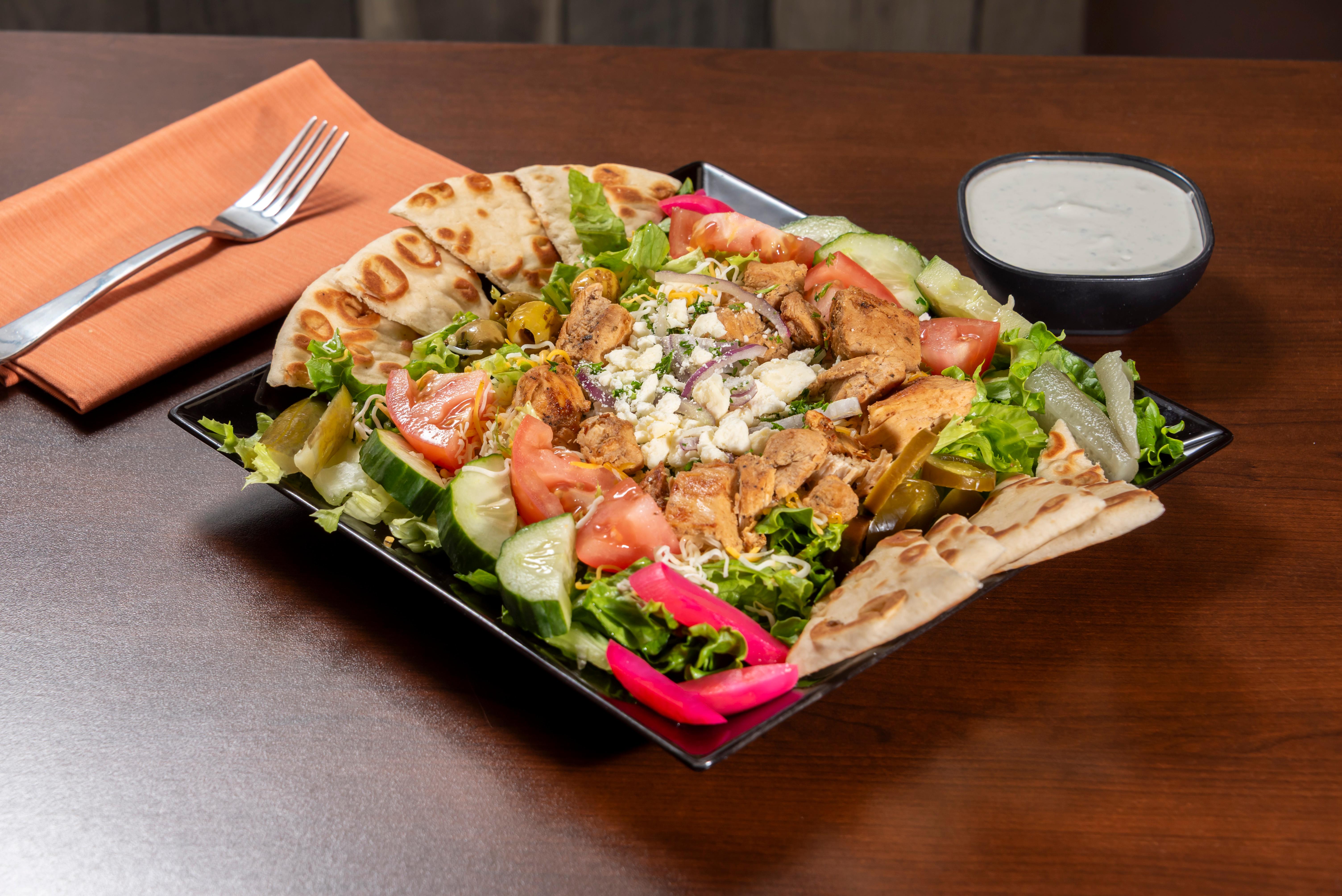 Mediterranean Chicken Salad.