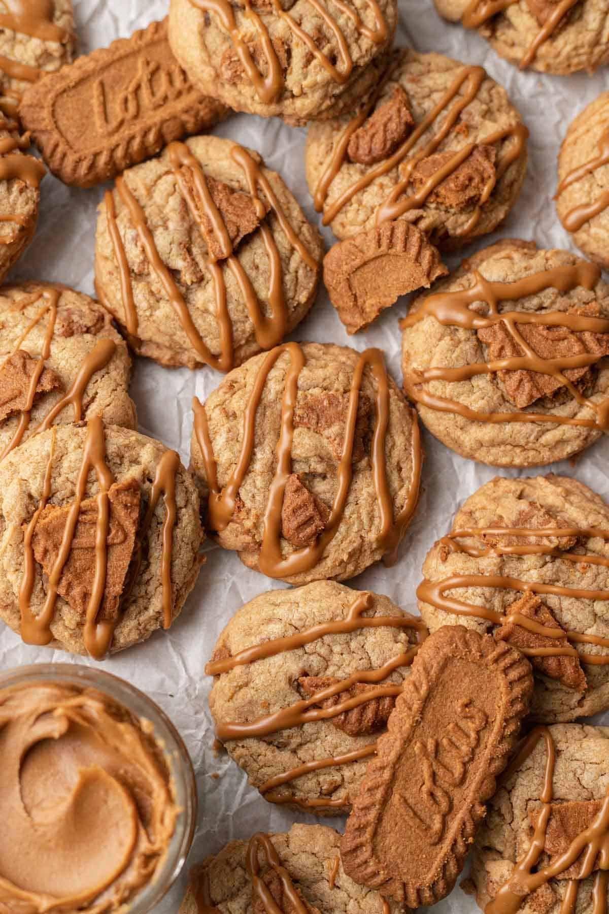 Biscoff Stuffed Cookie.