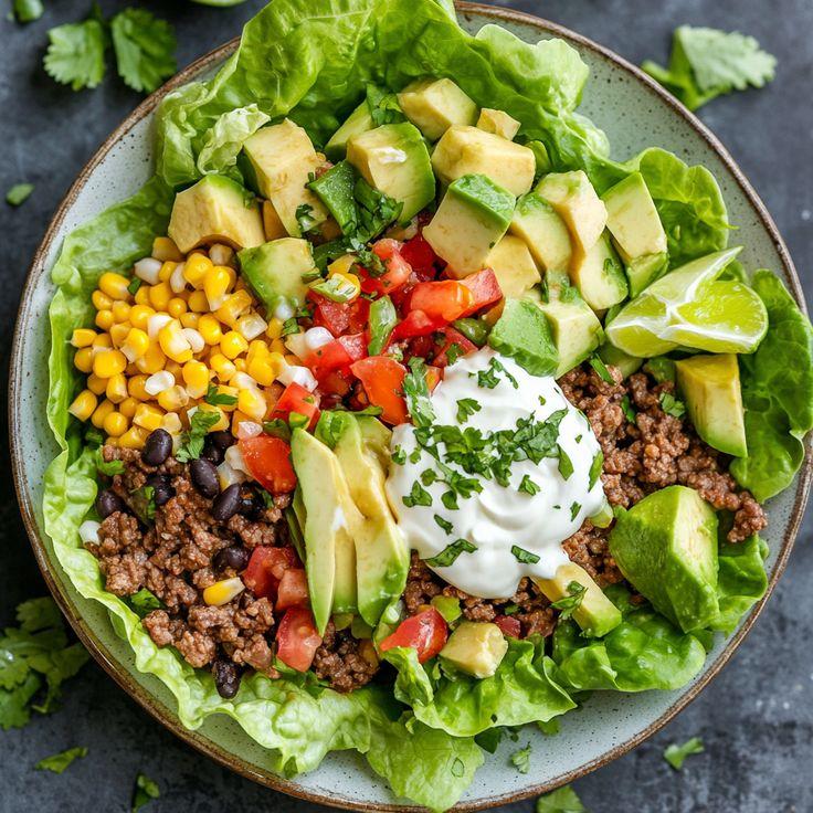 Keto Salad Bowl.