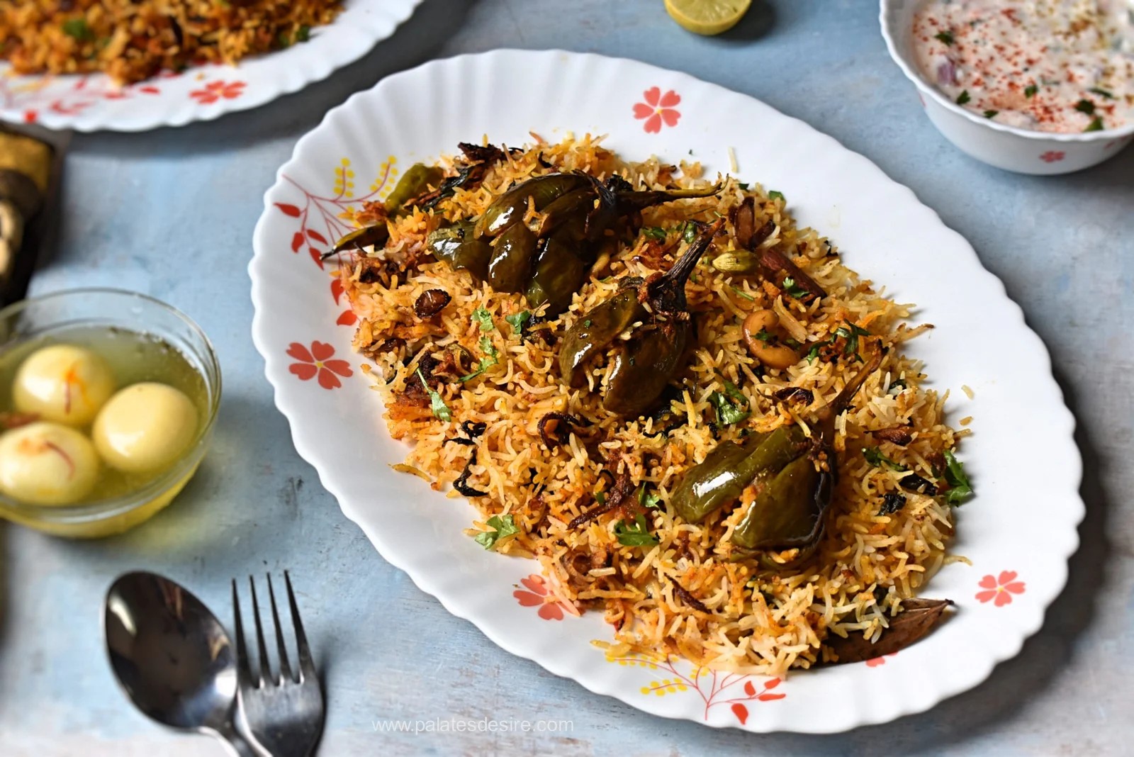 Gutti Vankai (Baingan) Biryani.