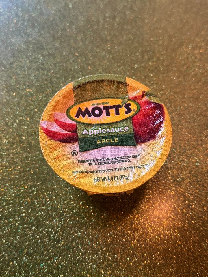 Apple Sauce Cup.