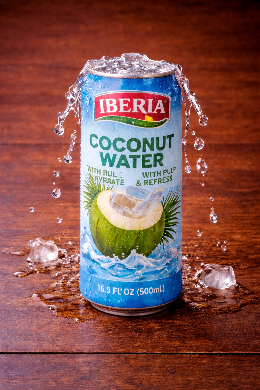 Canned coconut water  Large.