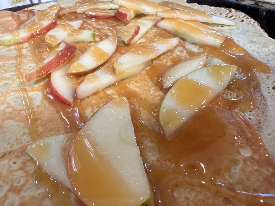 Caramel Apple Crêpe.