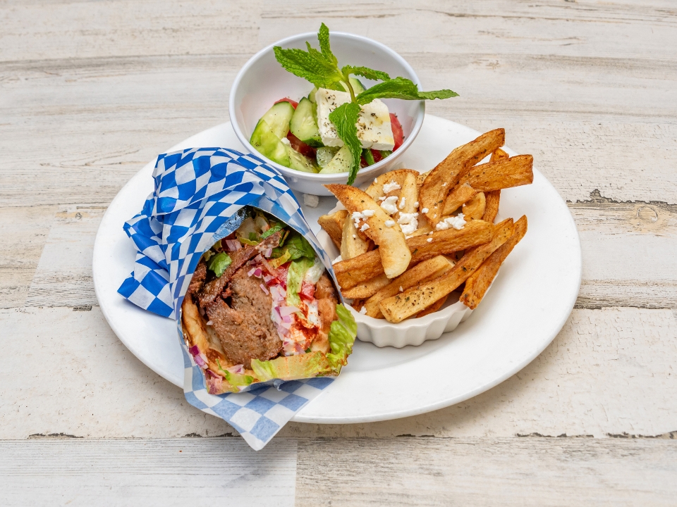 Authentic Gyro Platter.