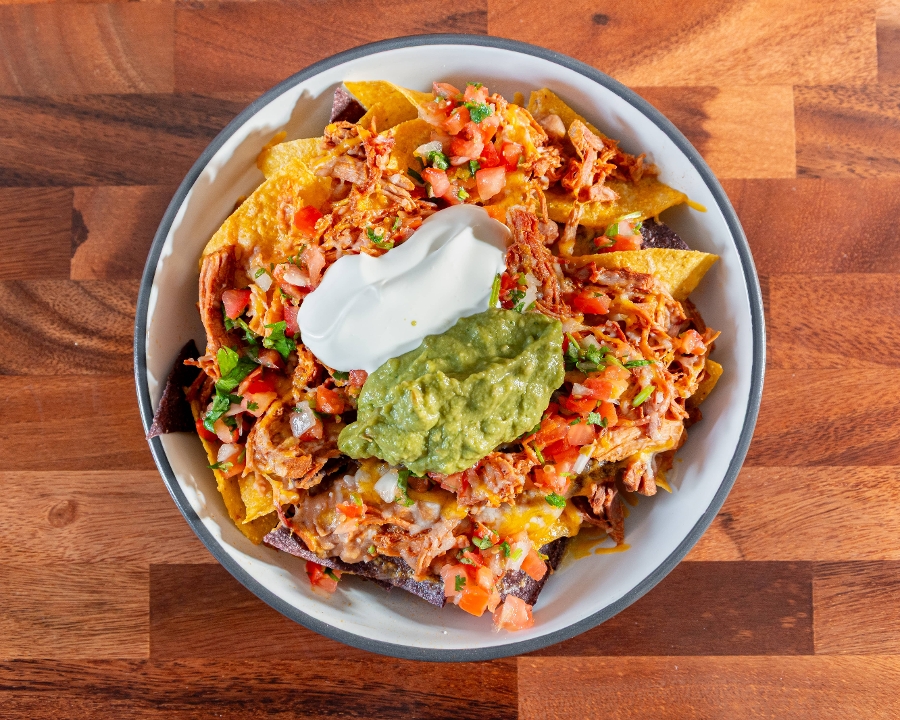 Nachos Con Carne.