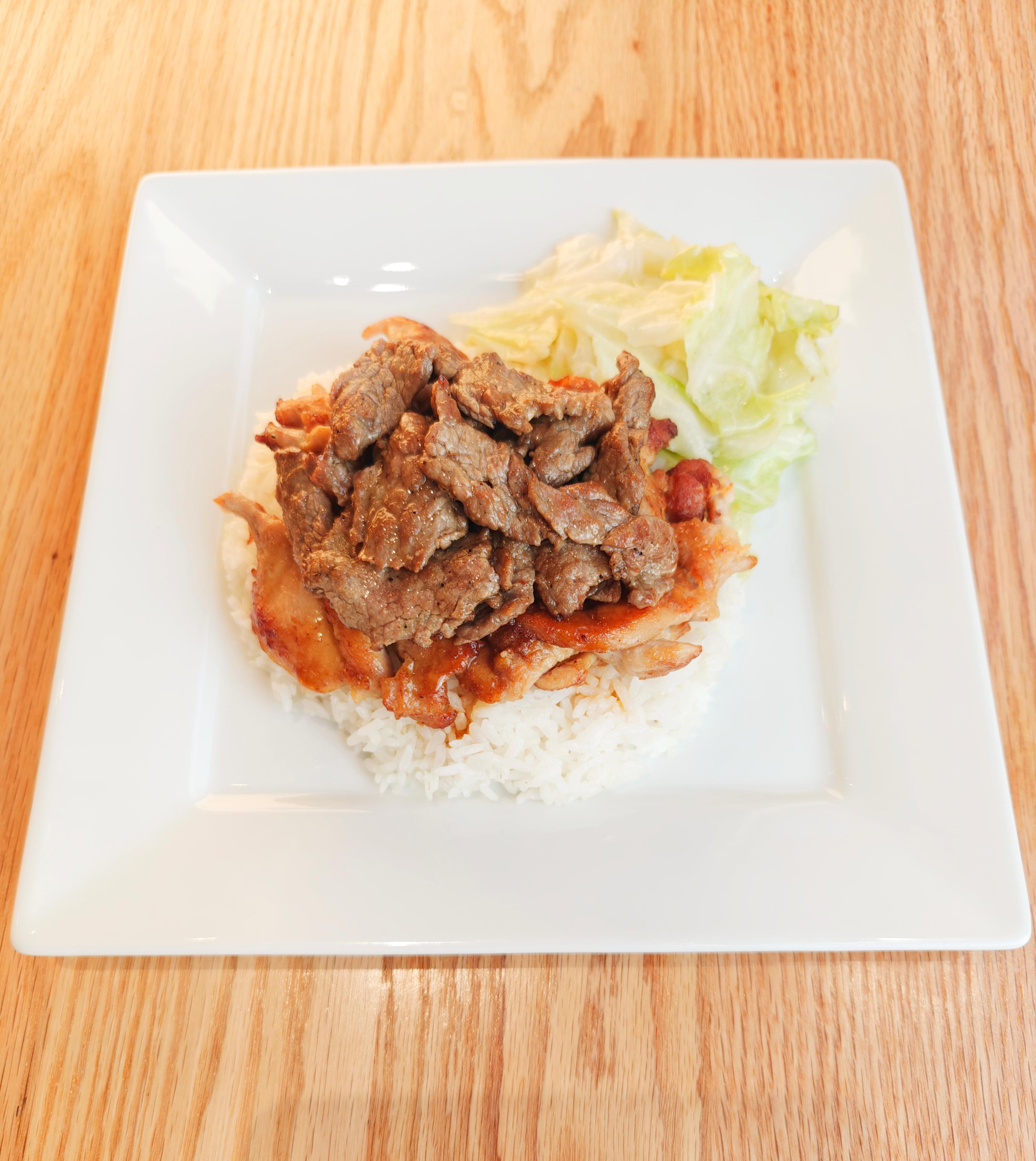 Chicken & Beef Teriyaki.