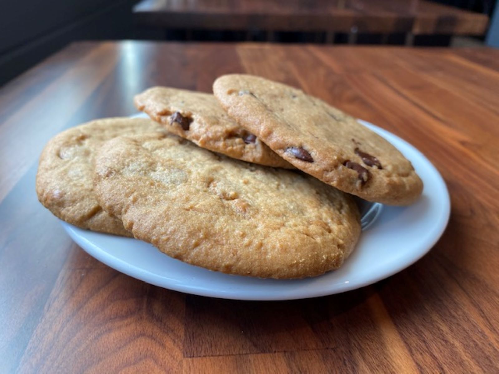 Chocolate Chip Cookies, 3 pieces.