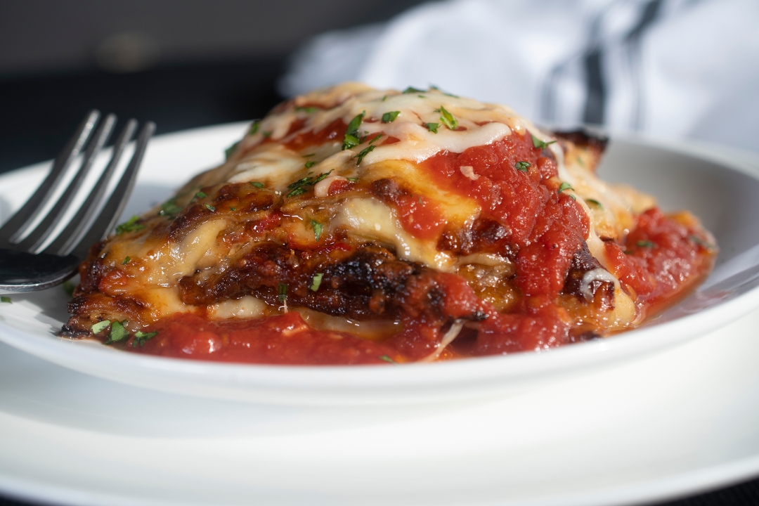 Eggplant Parmigiana.