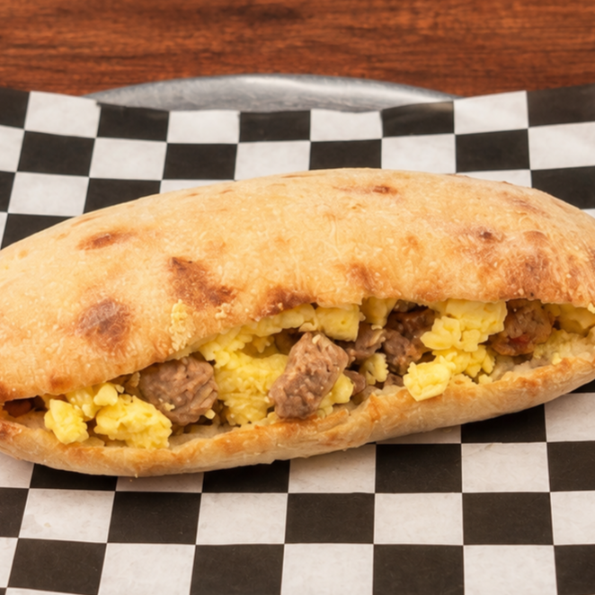 Sausage, Egg & Cheese Sando.