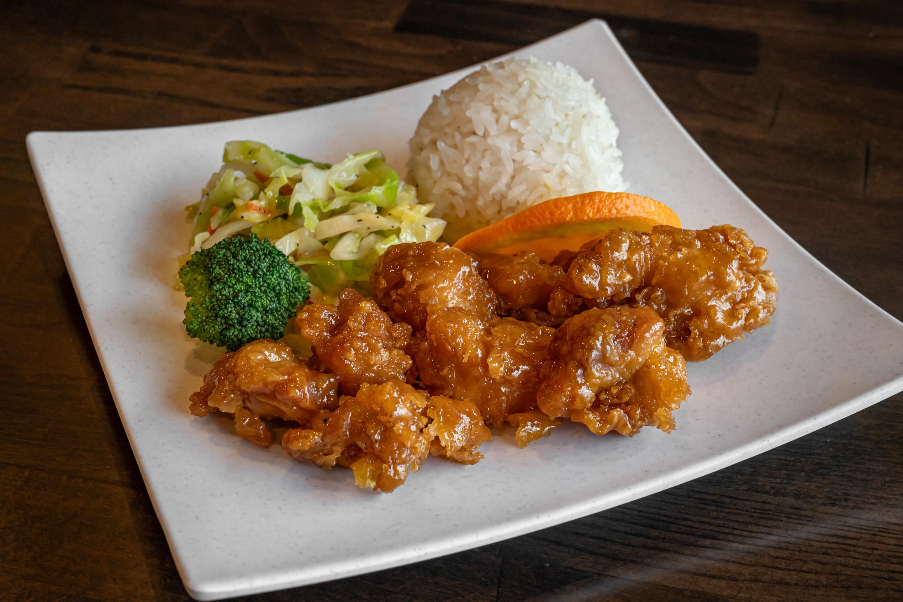 Orange Chicken Bowl.