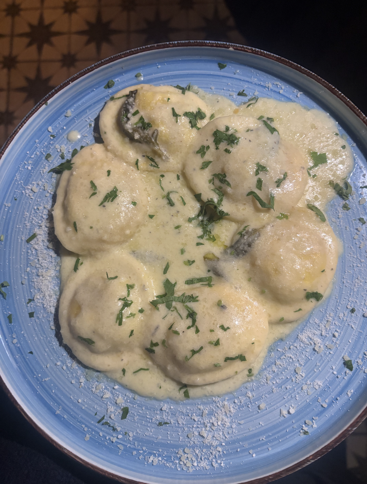 Butternut Squash Ravioli.