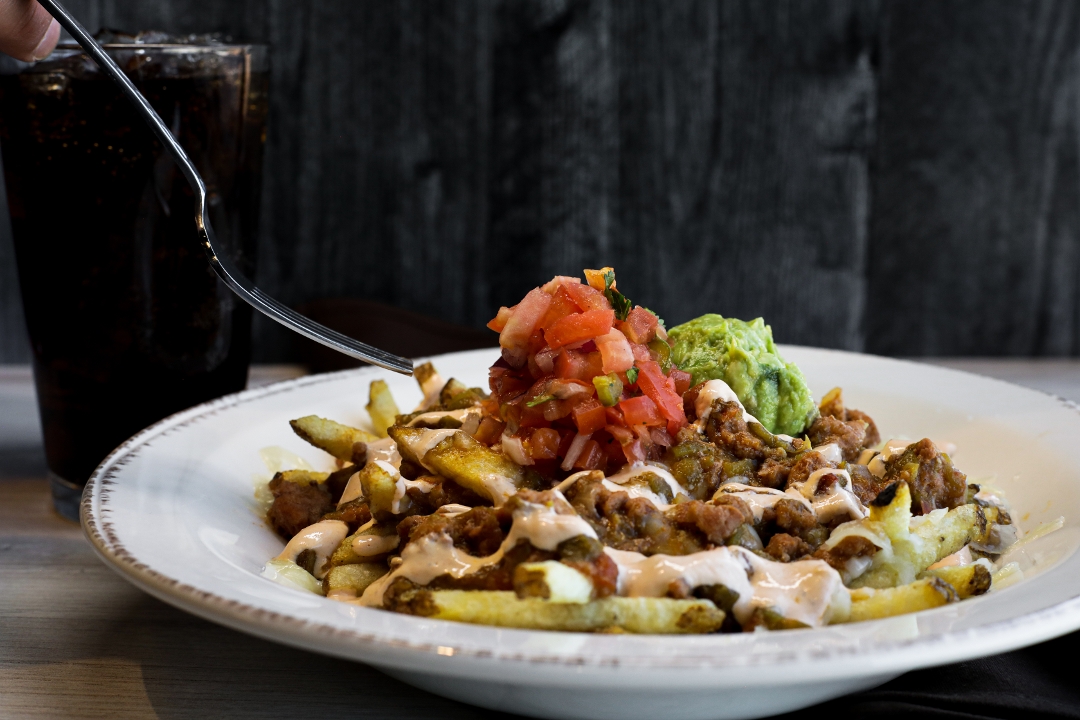 Green Chili Cheese Fries.