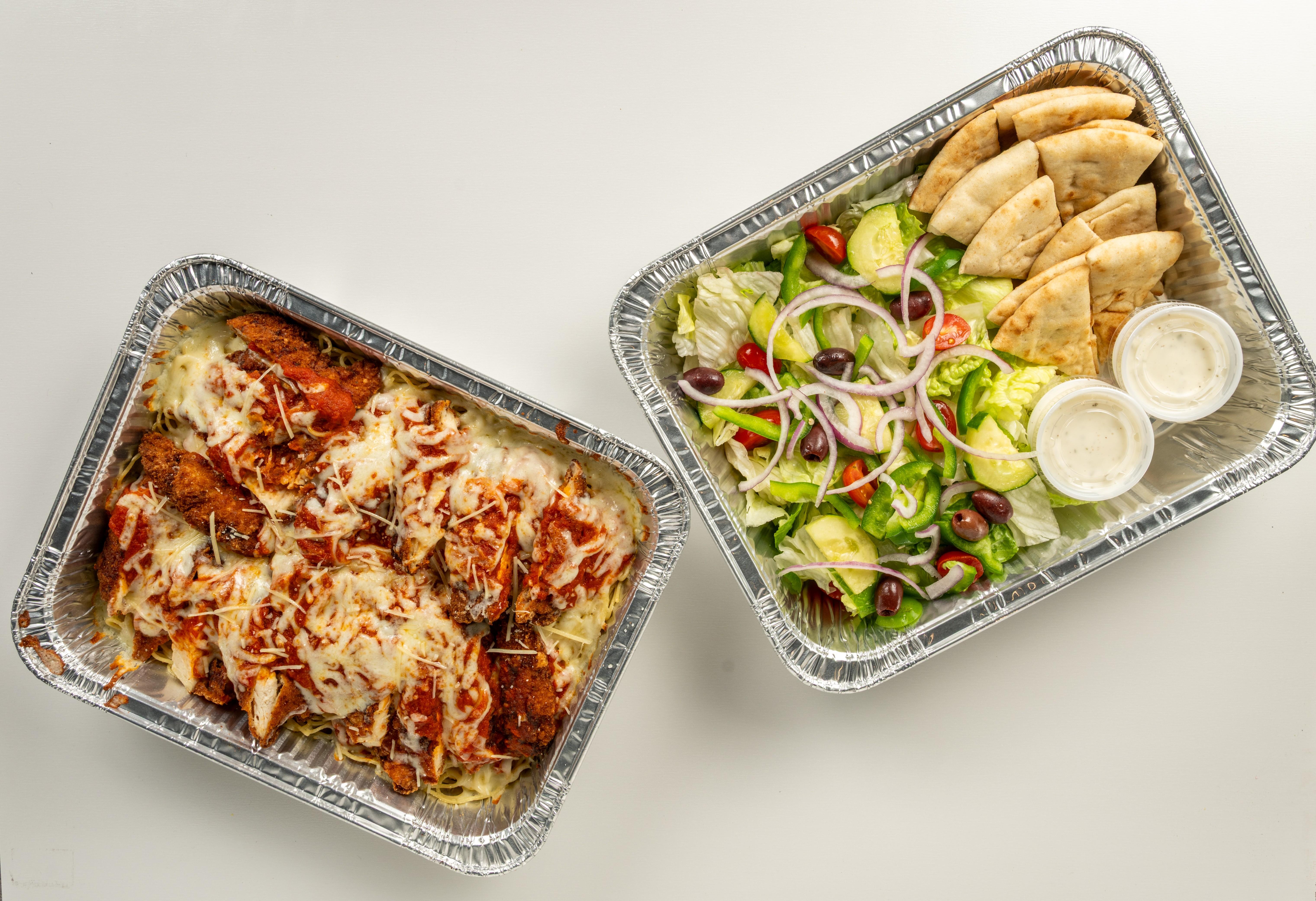 Family-Style Chicken Parm.