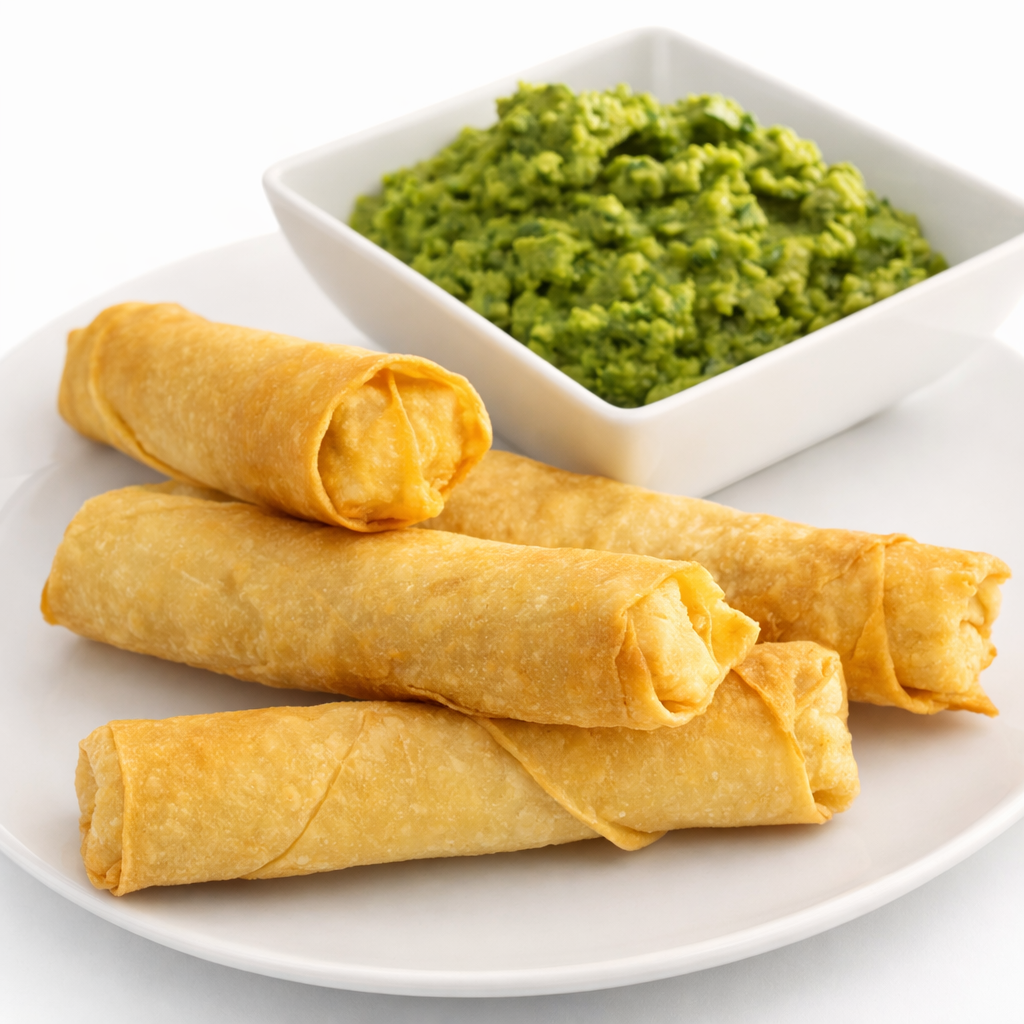 Veg Spring Rolls (4 Pieces).