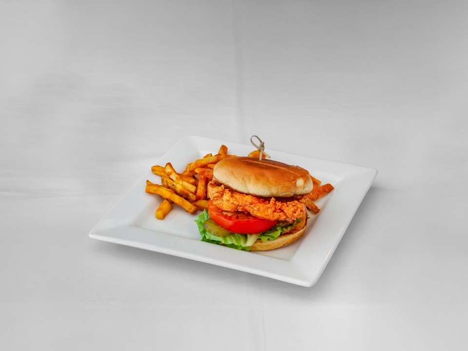 HOT HONEY CHICKEN SANDWICH.