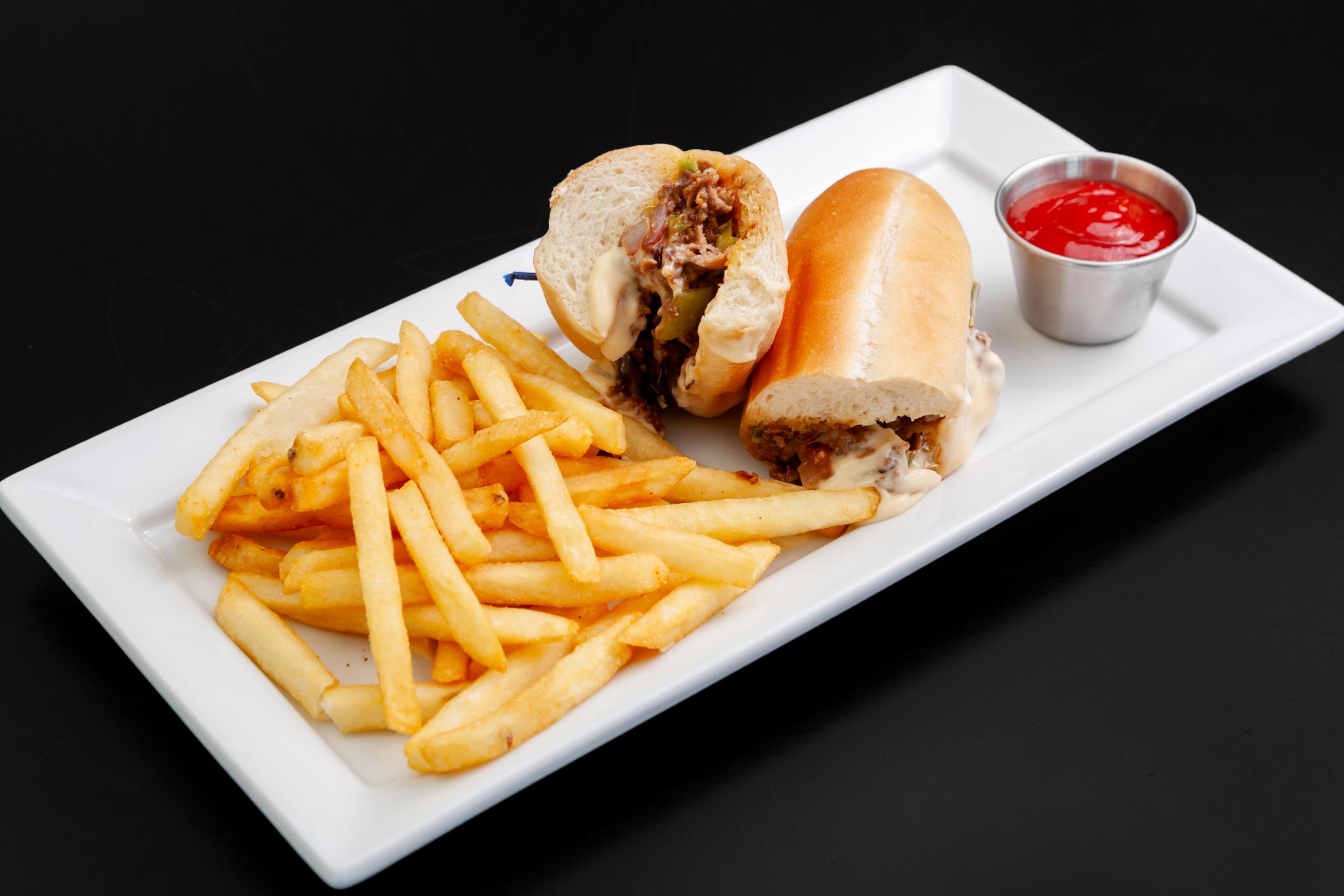 Philly Steak Sandwich.