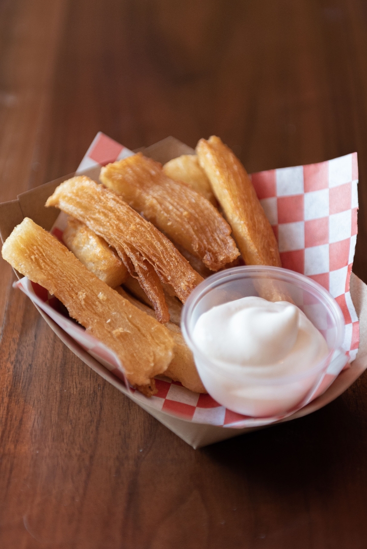 Yuca Fries w/ Nata.