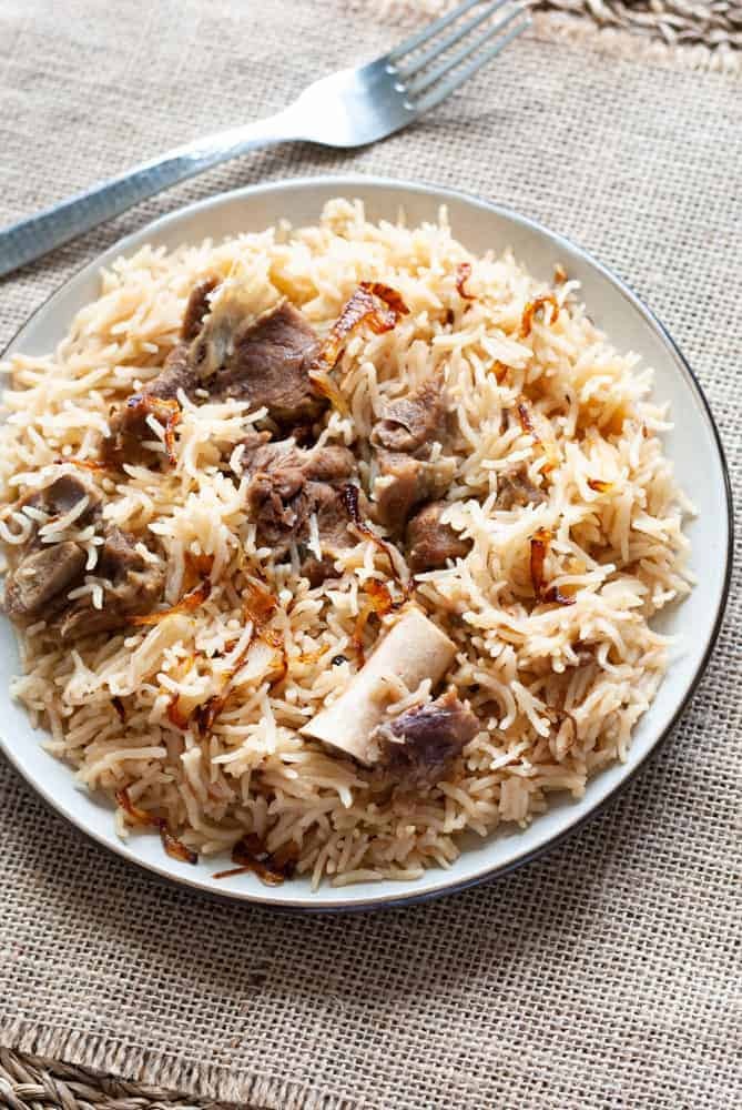 Goat Pulao.