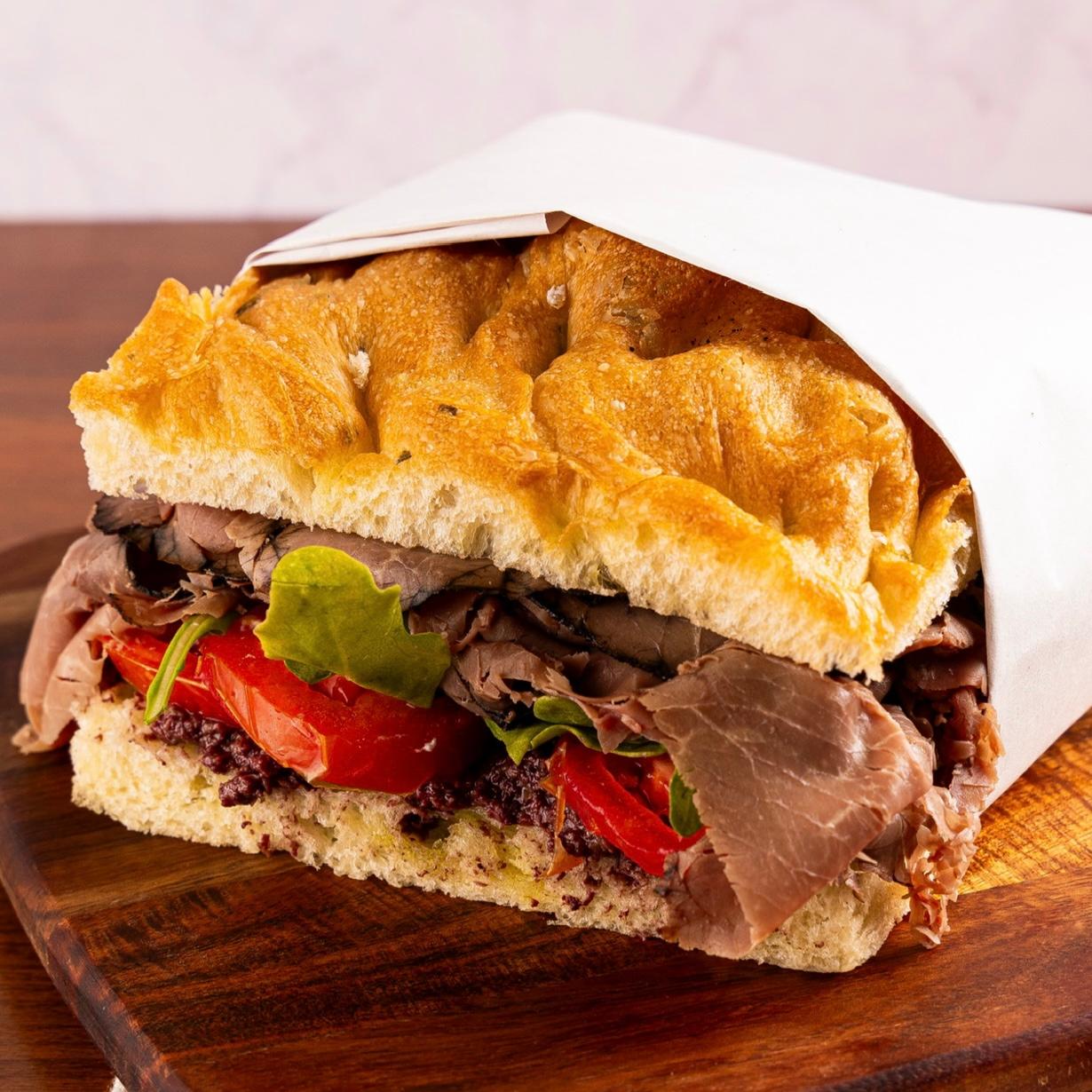 7. ROAST BEEF - AMERICAN PANINO.