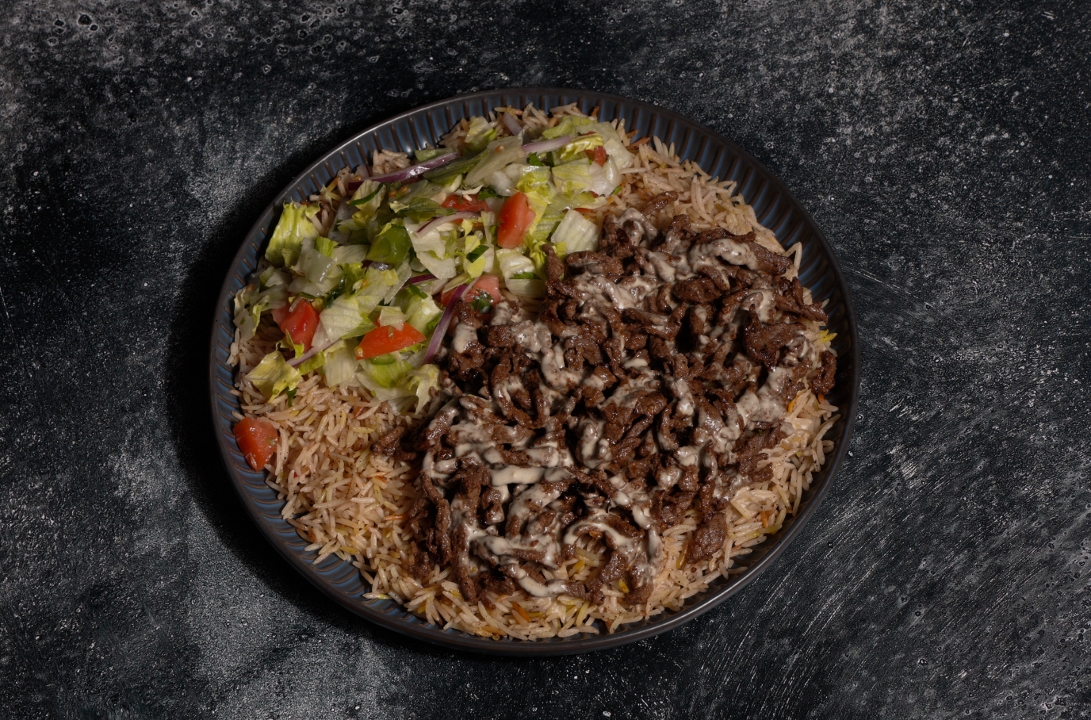 Beef Shawarma Platter.