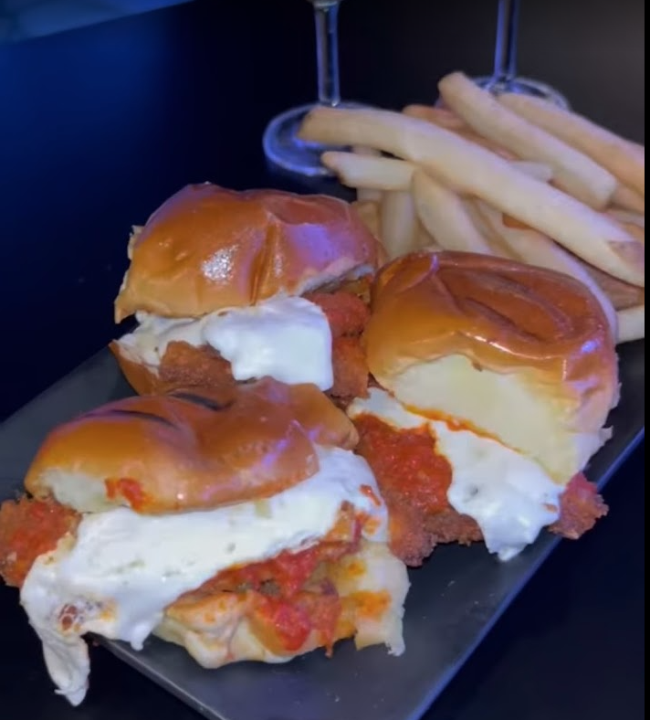 Chicken Parm Sliders.