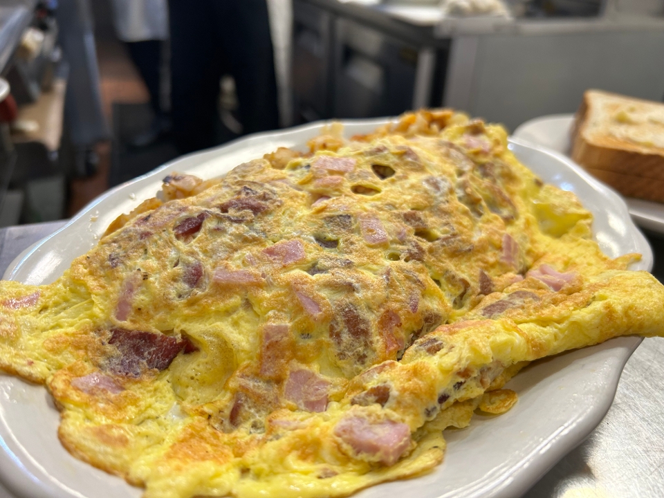 Hungry Man Omelette.