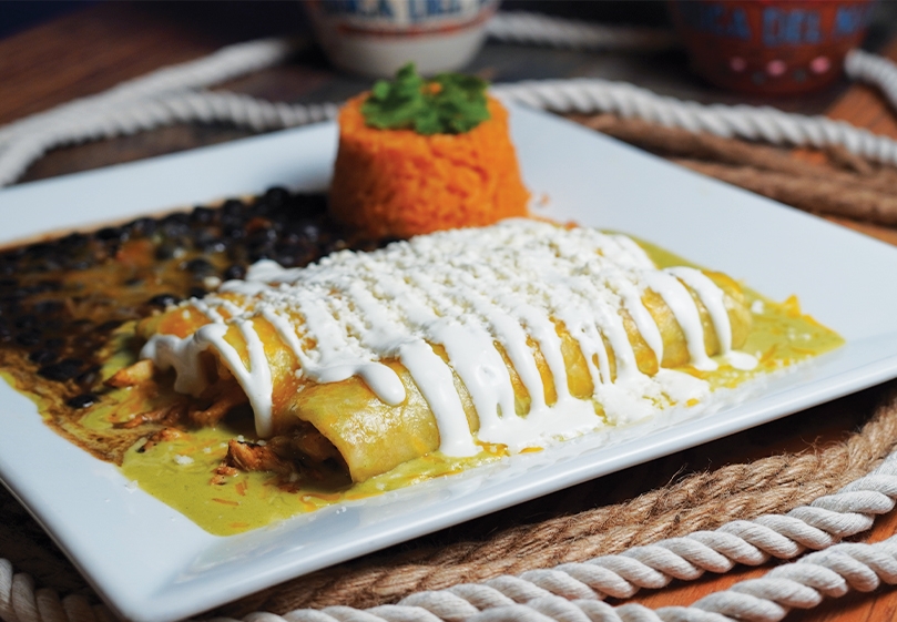 Enchiladas Suizas.