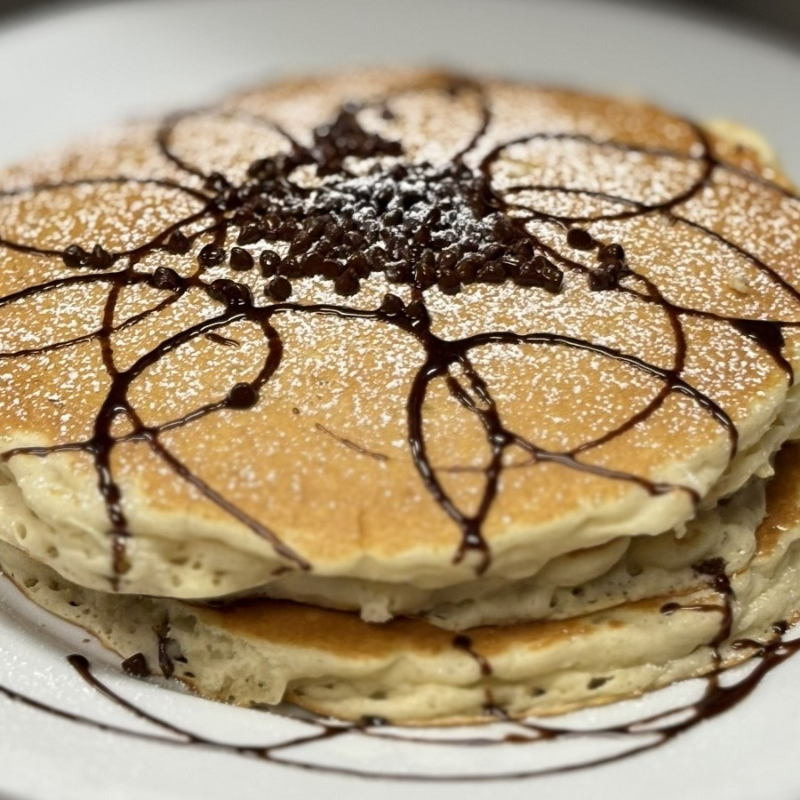 Chocolate Chip Pancakes.