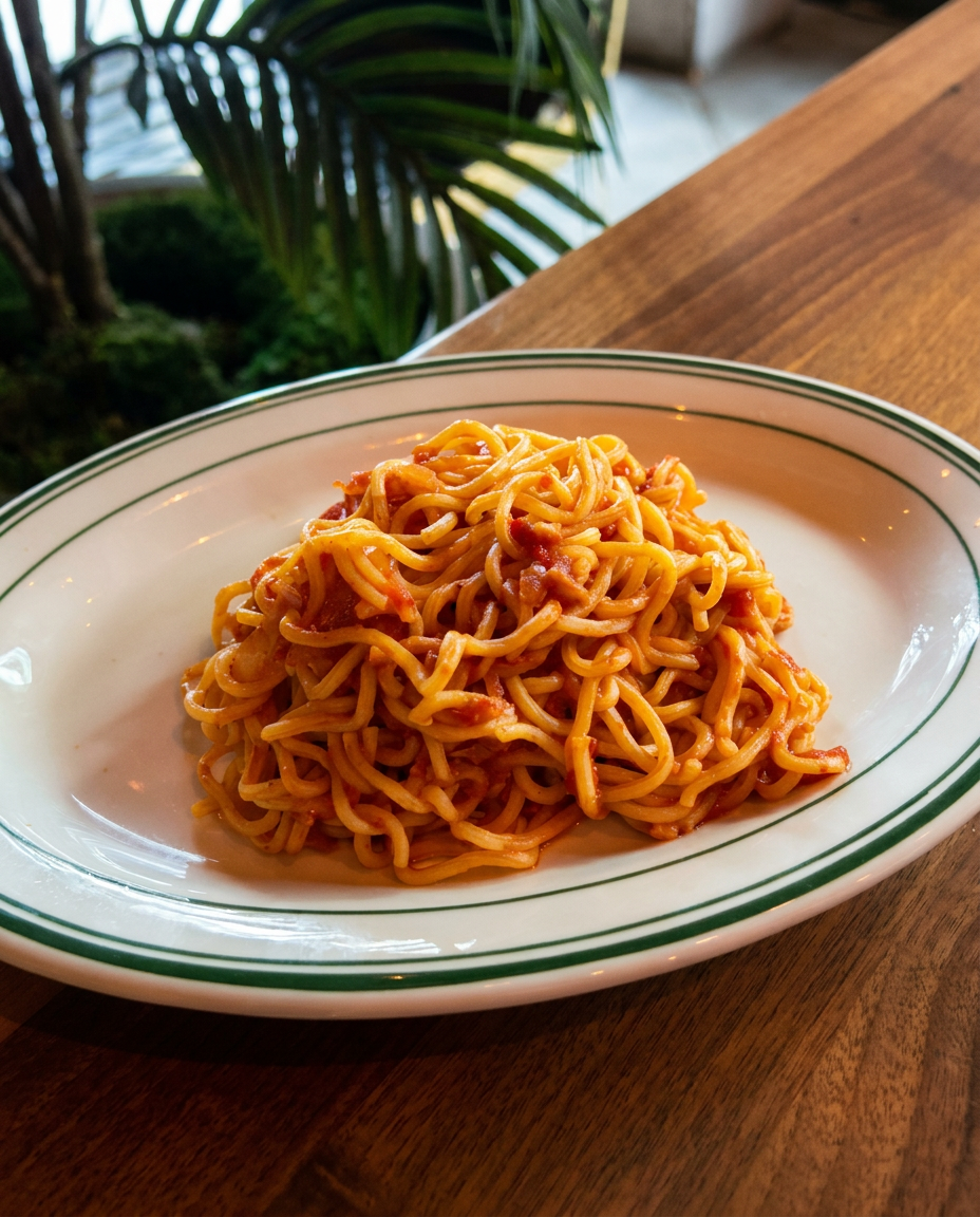 Kids Noodles With Red Sauce.