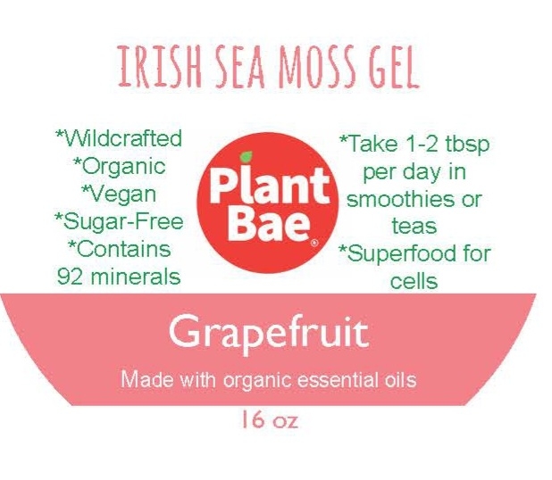 Grapefruit Irish Sea Moss Gel - 16 oz.
