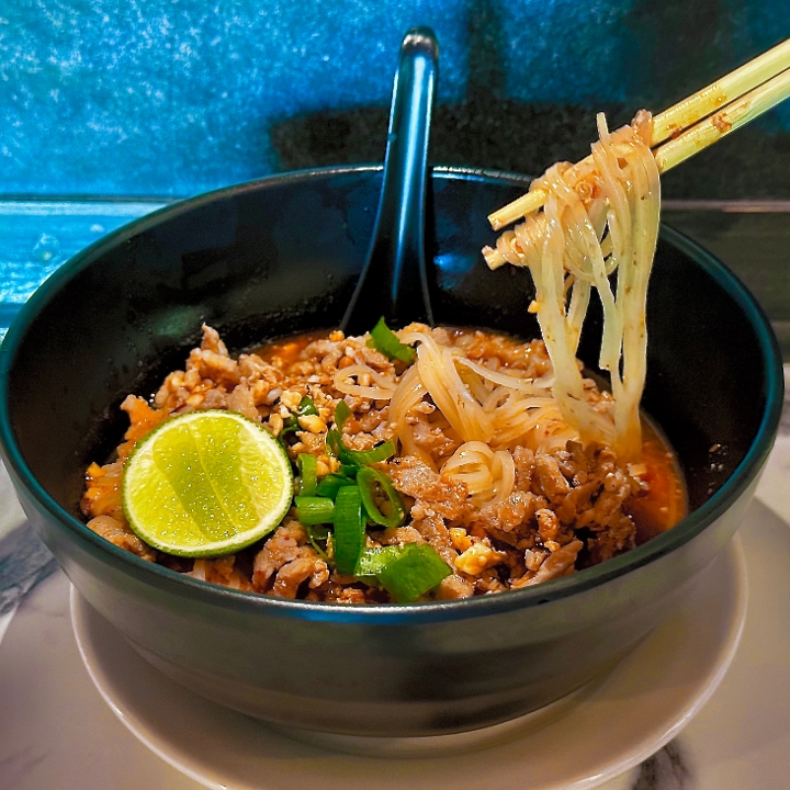 Special Tom Yum Noodles Soup.