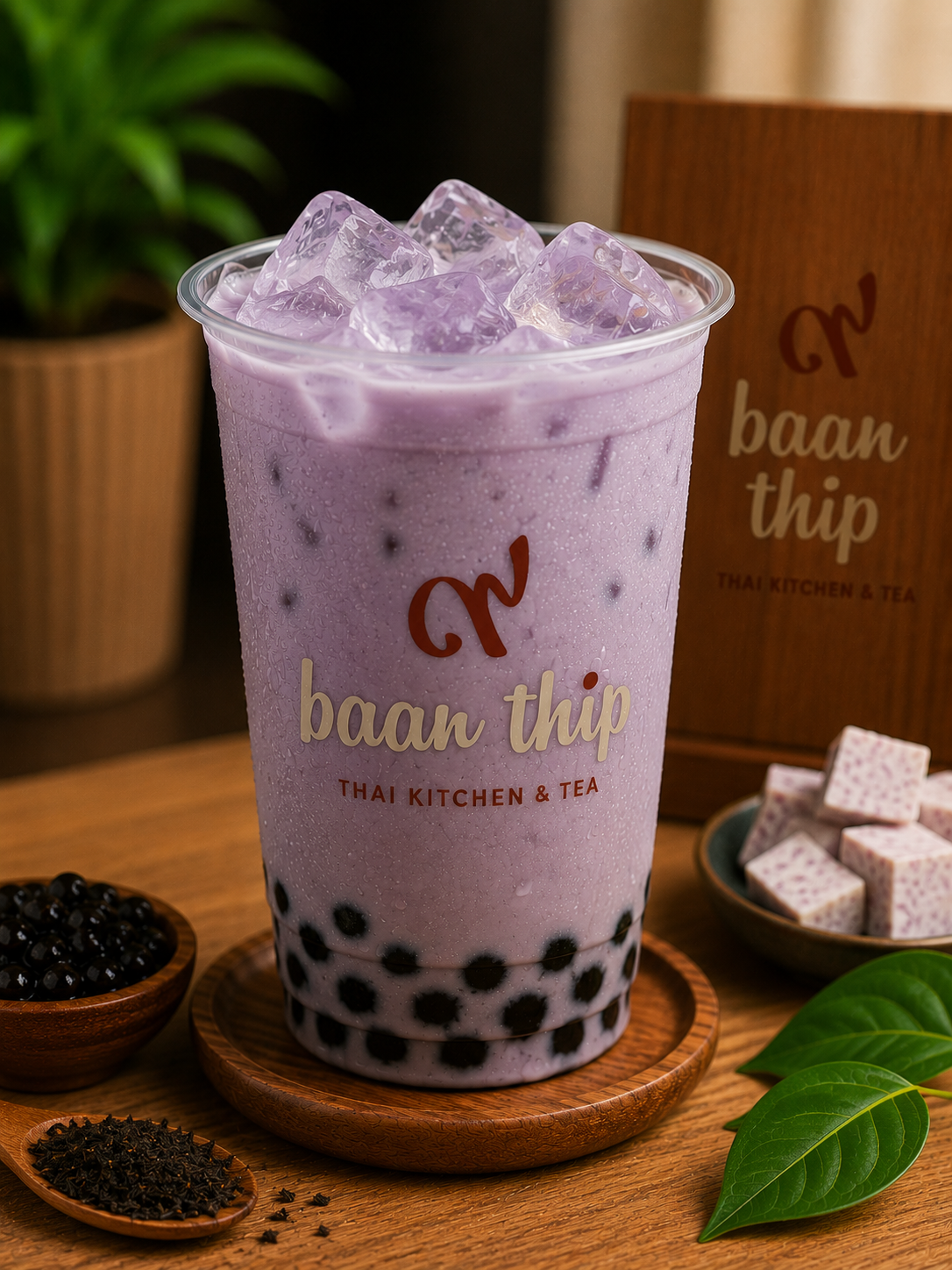 Taro Milk Tea.