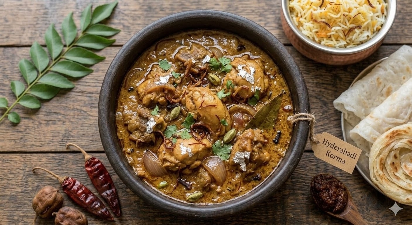 Hyderabadi Korma.