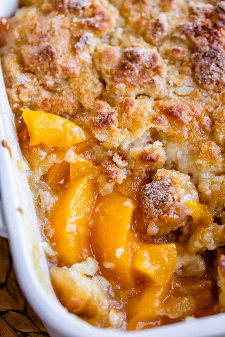 Peach Cobbler Dinner.