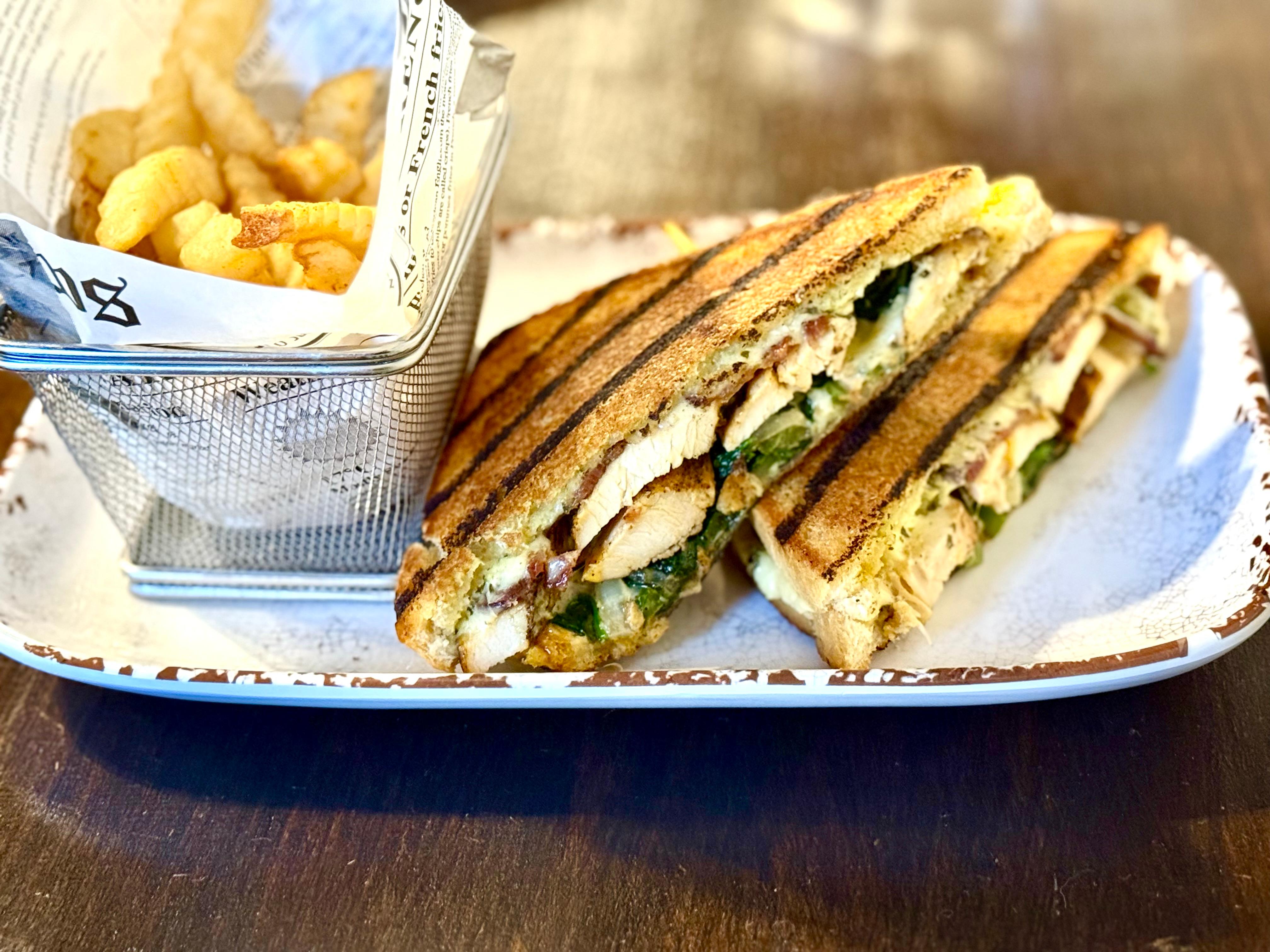 D CHICKEN PANINI.