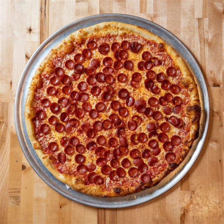 20" Pepperoni Pizza.