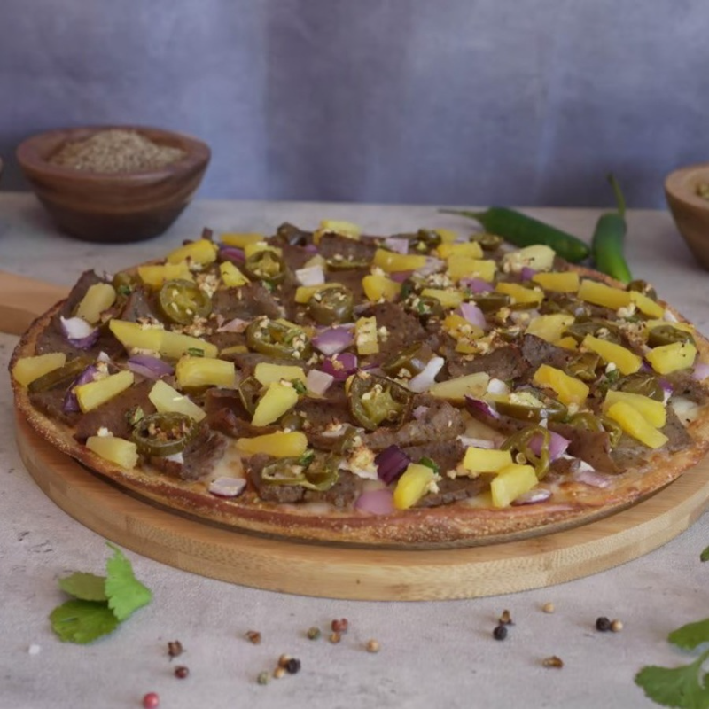 Halal Spicy Beef Lamb Kabob Pizzatwist.