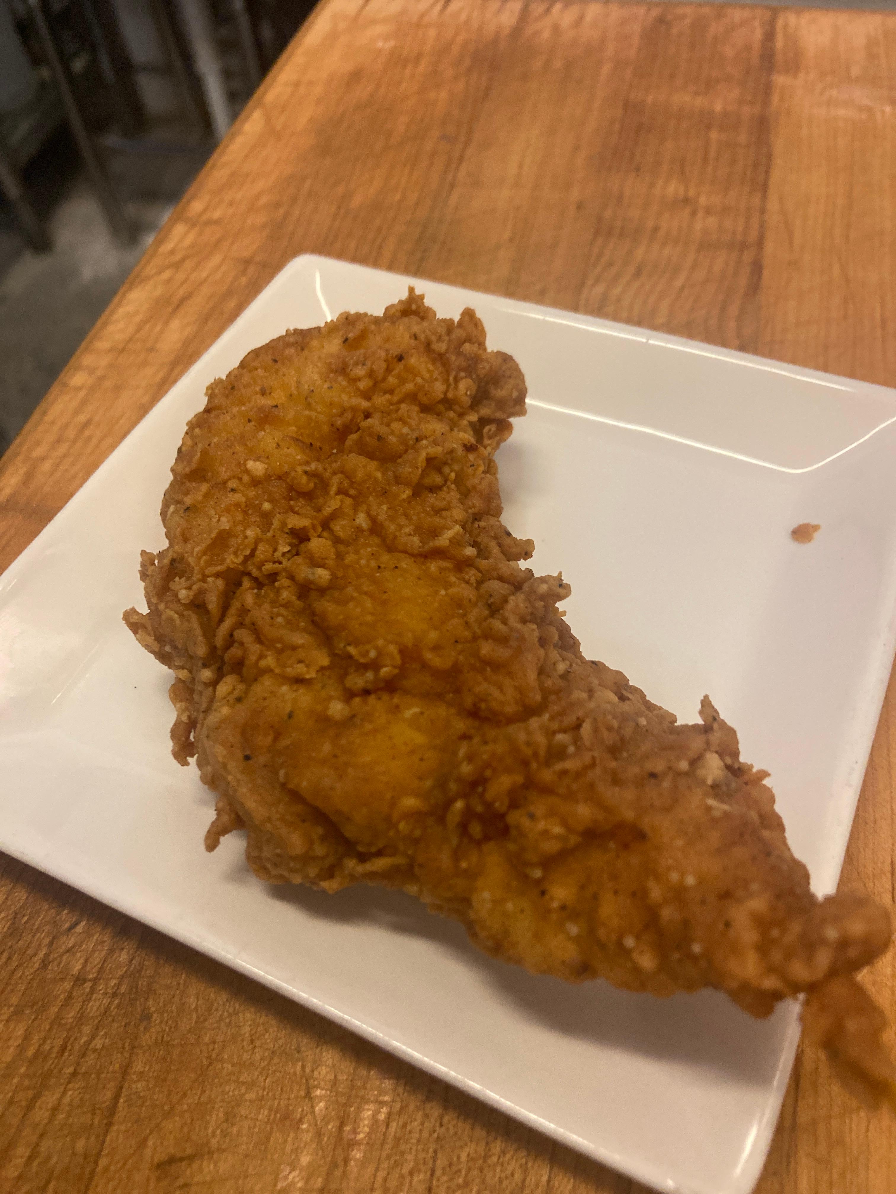 Fried JUMBO Chicken Tender.