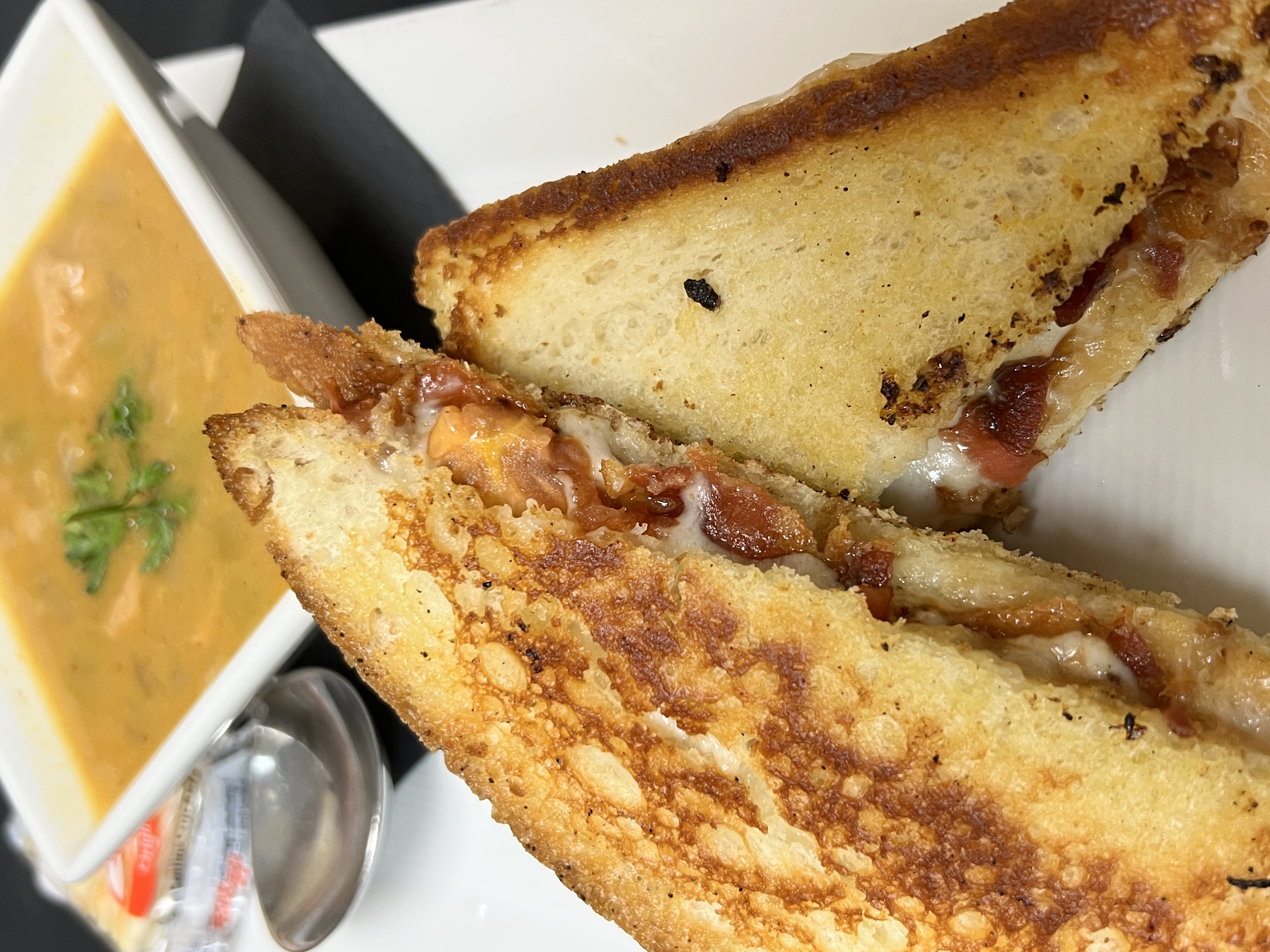 Soup & Deluxe Grilled Cheese.
