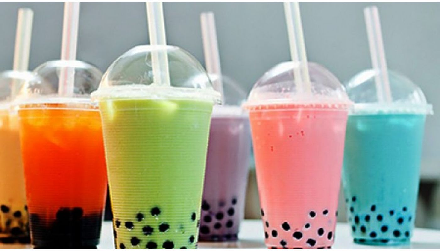 Milk Bubble Tea AKA Milk tea Boba.