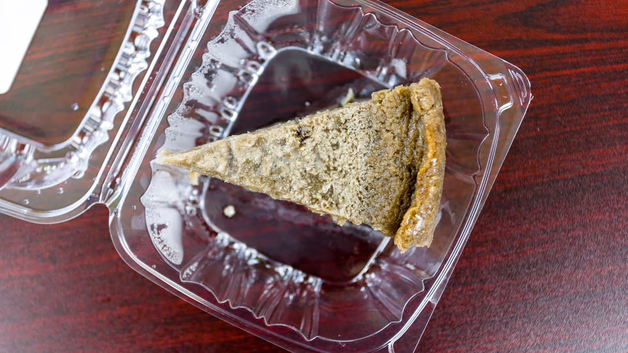 Sweet potato pudding.