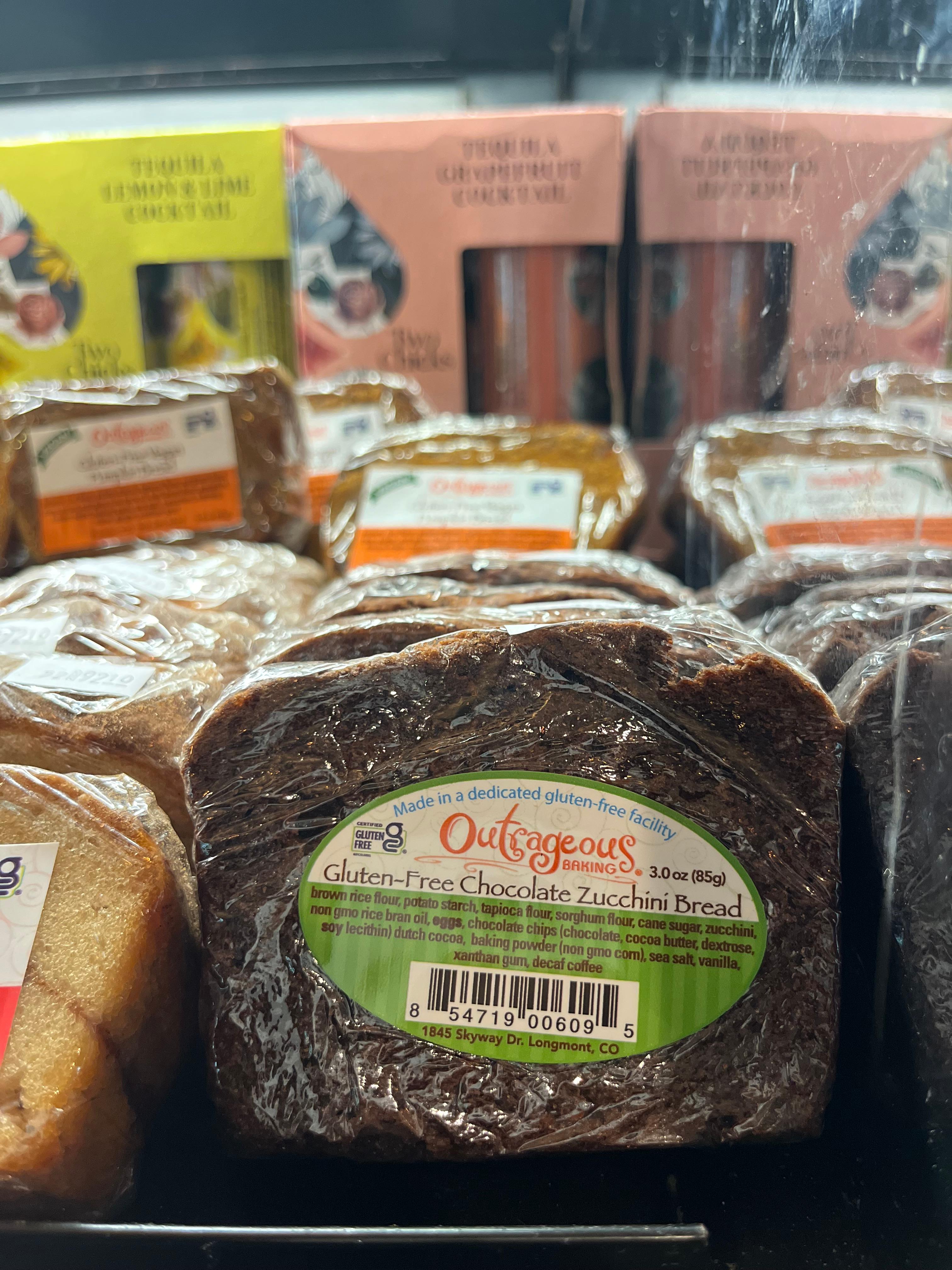 Outrageous GF Chocolate Zucchini Bread.