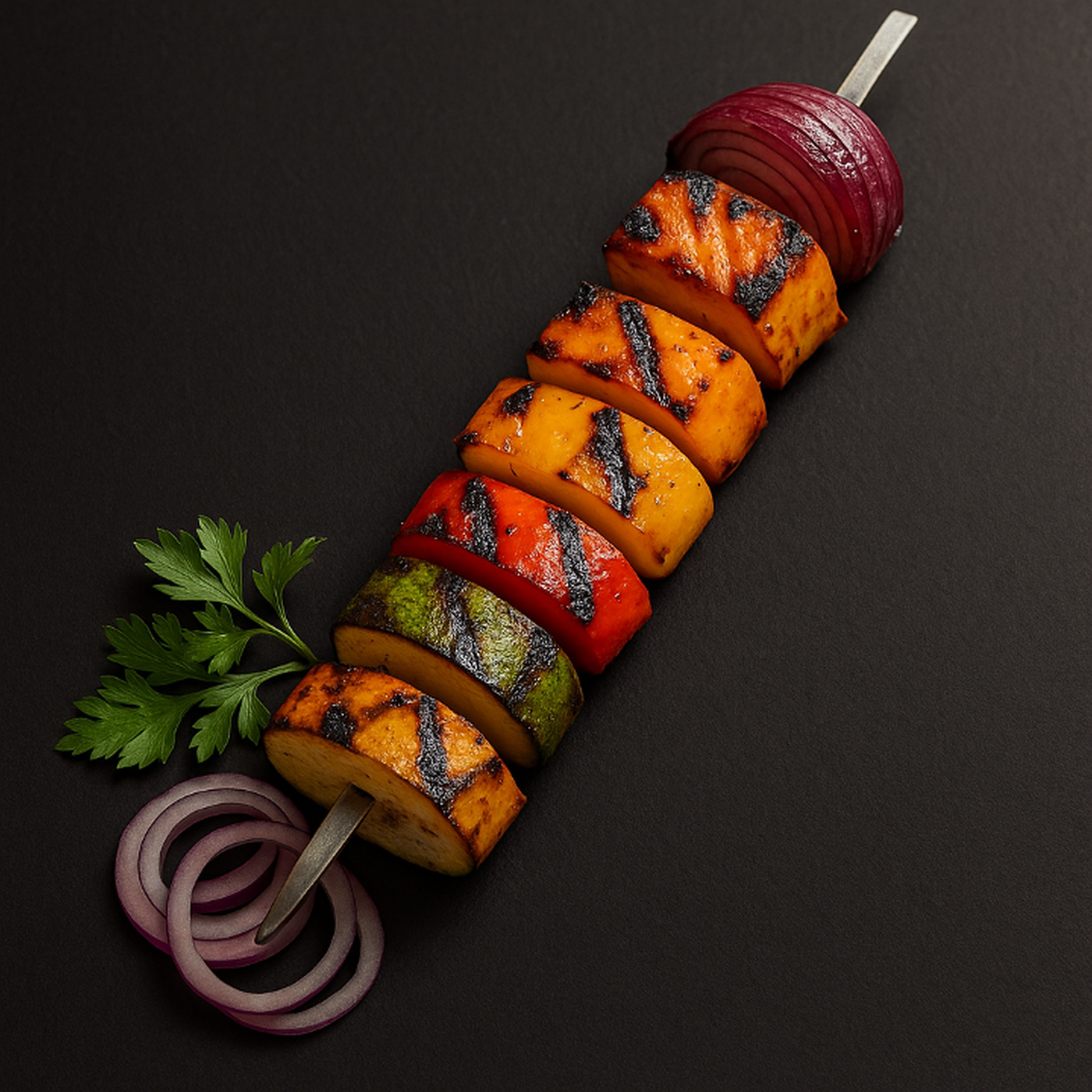 +Add Skewer 🌱 Veggie Kabob.
