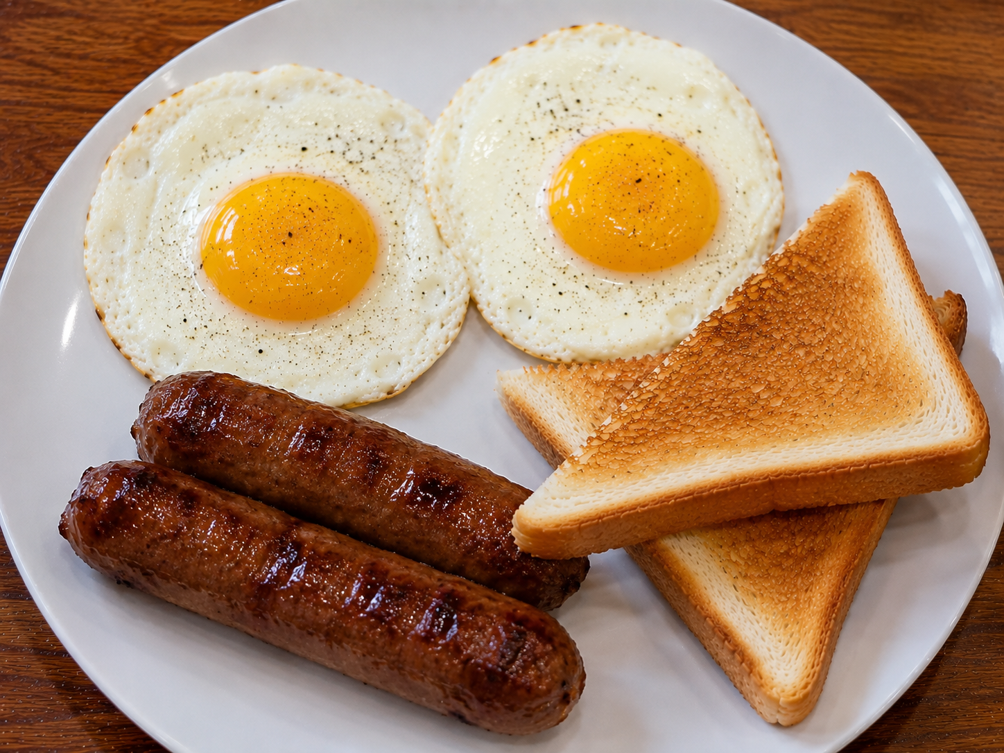 BT4: 2 Eggs and Longganisa on Toast.