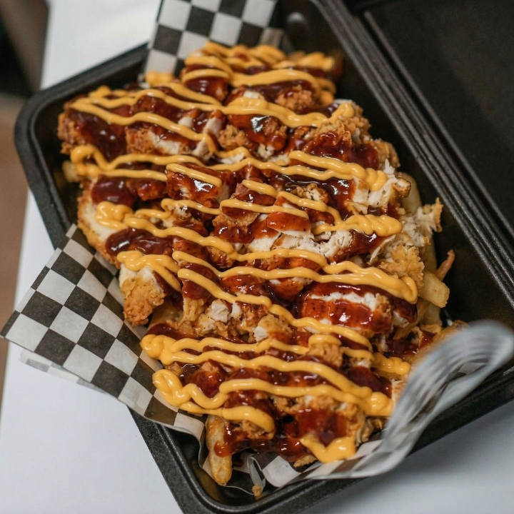 Loaded Chicken Fries.