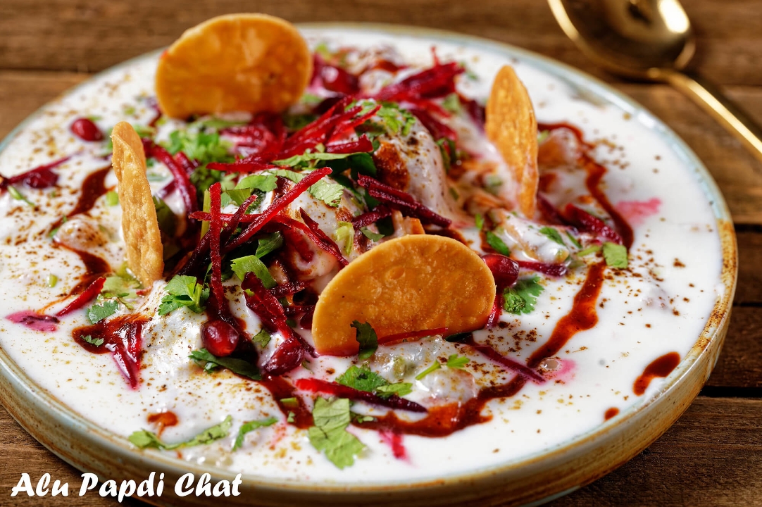 Alu Papdi Chaat.