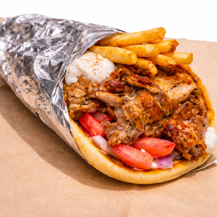 PORK YEERO SANDWICH.